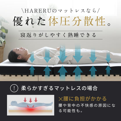ボディバランスマットレス高反発　三つ折り