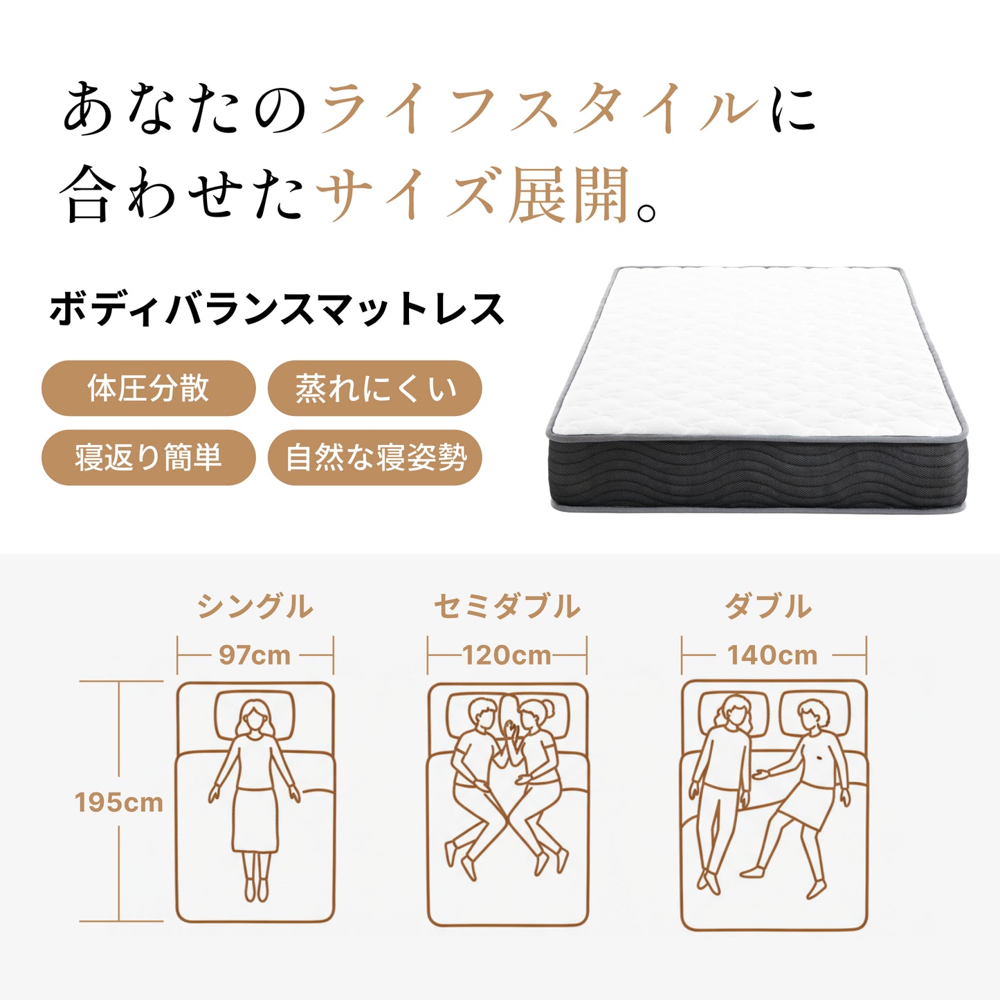 ボディバランスマットレス　ポケットコイル